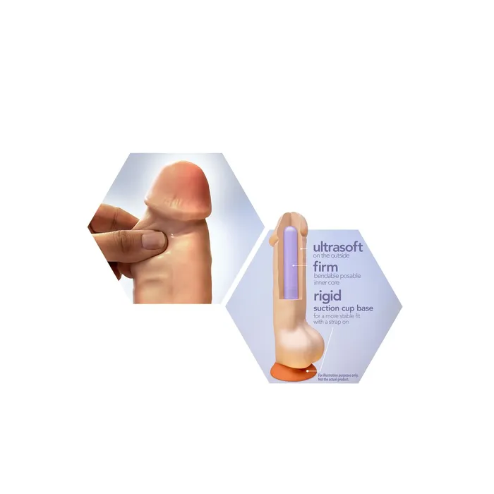 Dildo Realistico Blush Dr Skin TPE Ø 3,1 cm | Blush Dildos Dildo Realistico Blush Dr Skin TPE Ø 3,1 cm | Blush Dildos