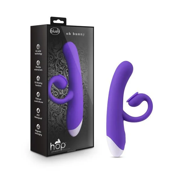 Blush Novelties Hop Oh Bunny Midnight Rabbit Vibrator Blush Novelties Vibrators
