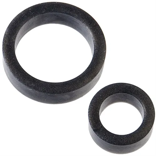 Dildos Platinum Premium Silicone the CRings Charcoal Doc Johnson
