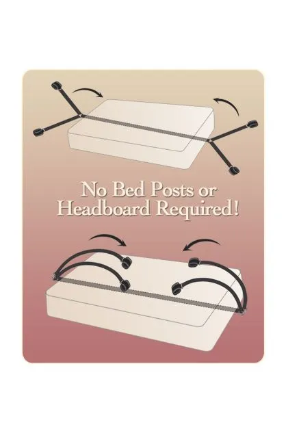 Fetish Fantasy Bed Bindings Restraint Kit | Pipedream Couples