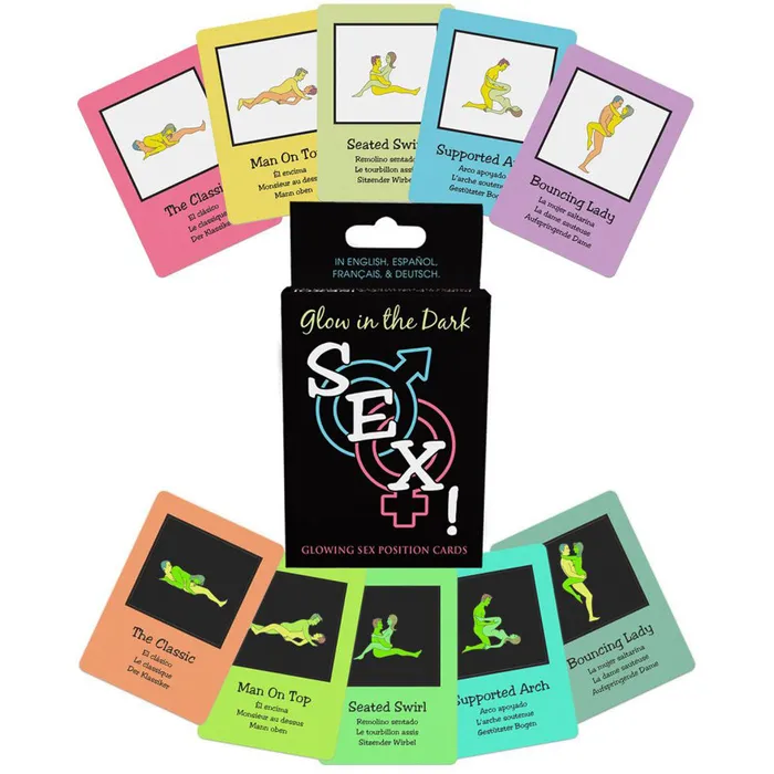 Glow In The Dark Sex Card Game Kheper Games Female Sex Toys