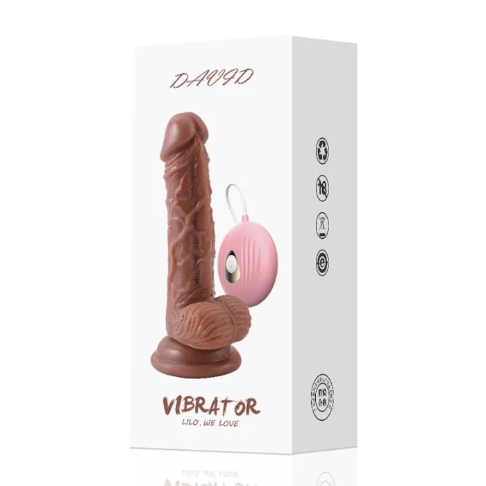 ItspleaZure Female Sex Toys David 7 inch Vibrating Dildo with Remote on Itspleazure ItspleaZure Female Sex Toys David 7 inch Vibrating Dildo with Remote on Itspleazure