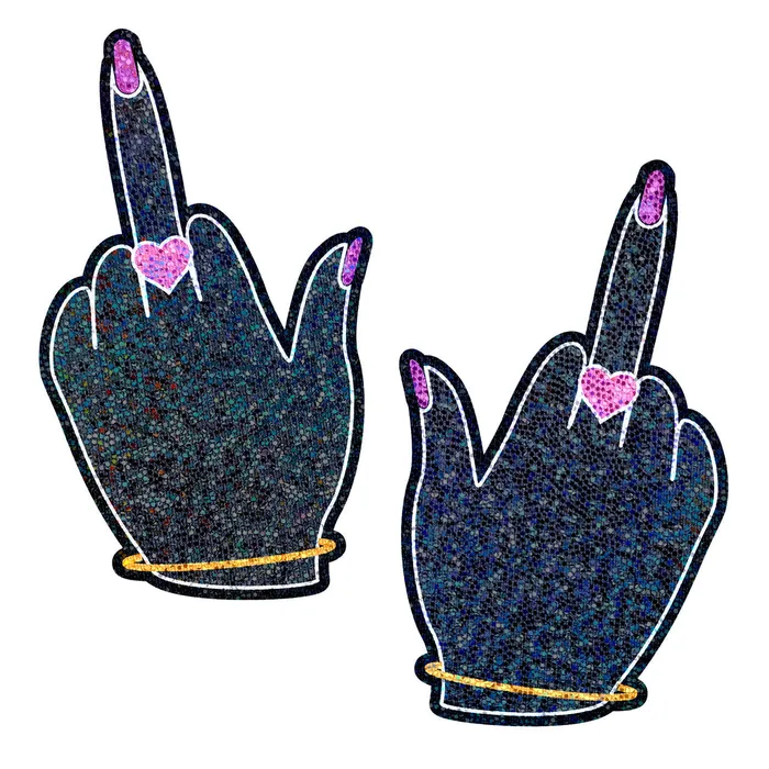 Pastease Glittering F You Lady Hands Pastease Vibrators
