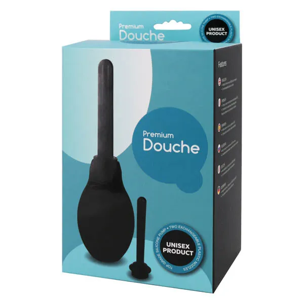 Premium Douche Black Unisex Douche 370 ml Capacity Seven Creations Anal