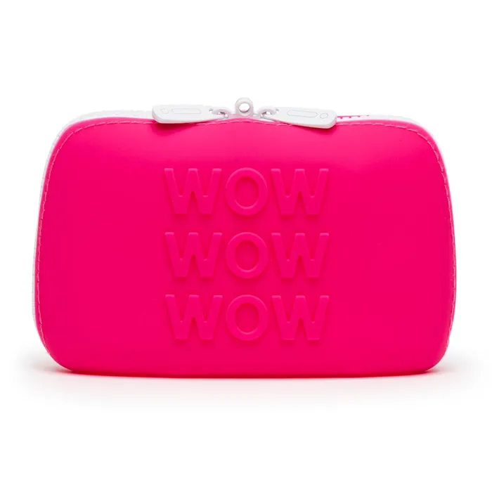 Vibrators Happy Rabbit Wow Small Pink Silicone Zip Storage Bag Love Honey