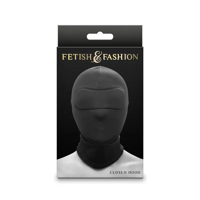 Anal NS Novelties Fetish Fashion Closed Hood Black Hood