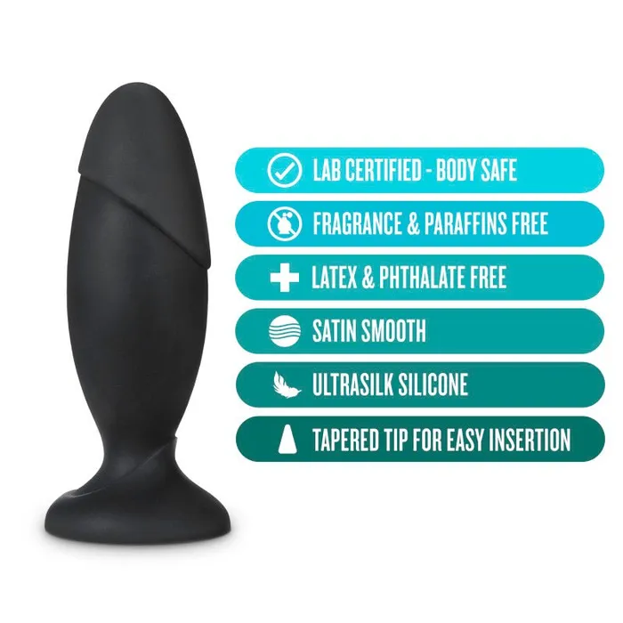 Blush Novelties Anal Anal Adventures Platinum Rocket Plug Black 165 cm Butt Plug Blush Novelties Anal Anal Adventures Platinum Rocket Plug Black 165 cm Butt Plug