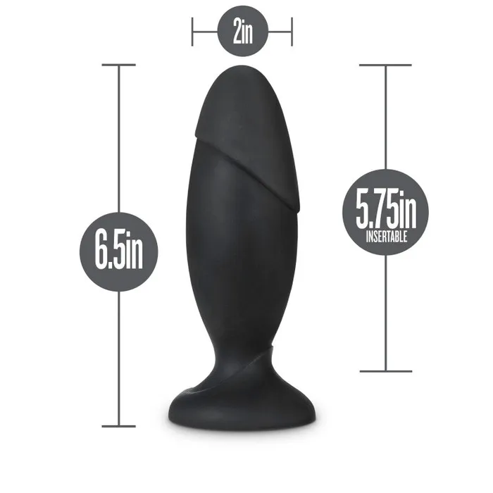 Blush Novelties Anal Anal Adventures Platinum Rocket Plug Black 165 cm Butt Plug Blush Novelties Anal Anal Adventures Platinum Rocket Plug Black 165 cm Butt Plug