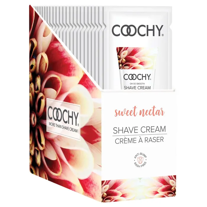 Classic Brands Vibrators Coochy Shave Cream Sweet Nectar 15 ml Foils 24 Count Display Classic Brands Vibrators Coochy Shave Cream Sweet Nectar 15 ml Foils 24 Count Display