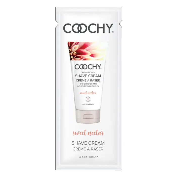 Classic Brands Vibrators Coochy Shave Cream Sweet Nectar 15 ml Foils 24 Count Display