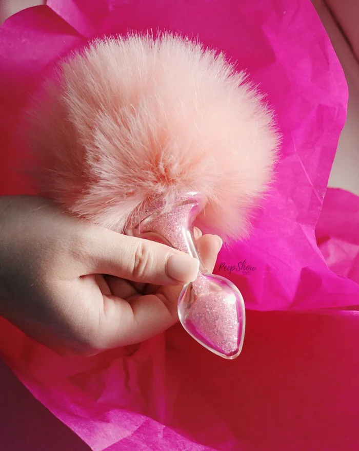 Crystal Delights Anal Crystal Delights Sparkle Bunny Tail Butt Plug 3 Colors Crystal Delights Anal Crystal Delights Sparkle Bunny Tail Butt Plug 3 Colors