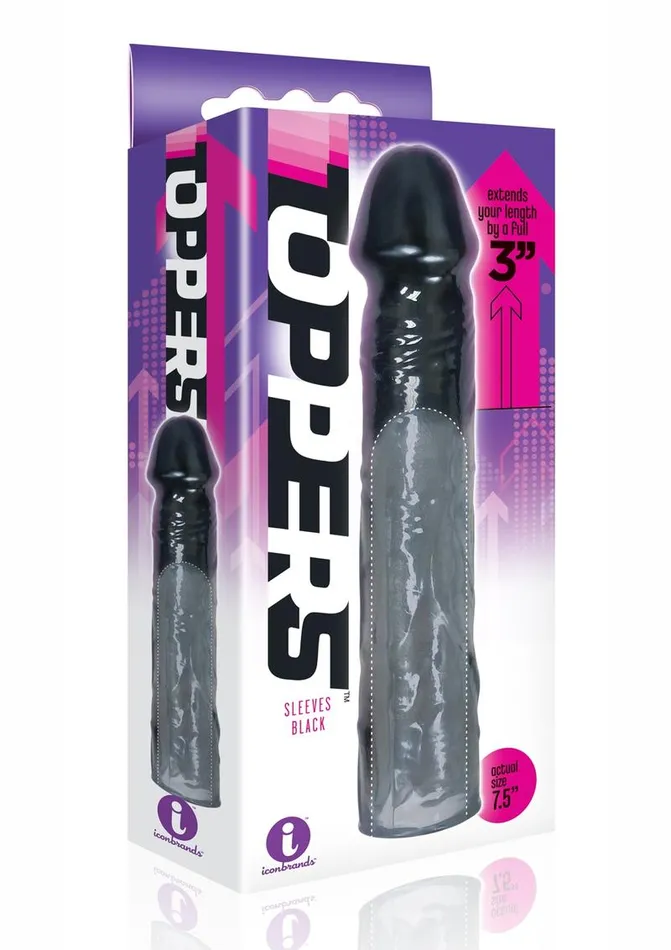 Male Sex Toys THE 9S The 9s Toppers Extender Sleeve Adds Male Sex Toys THE 9S The 9s Toppers Extender Sleeve Adds