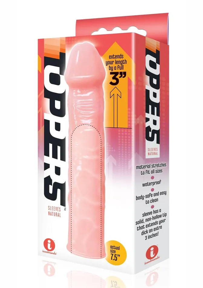 Male Sex Toys THE 9S The 9s Toppers Extender Sleeve Adds Male Sex Toys THE 9S The 9s Toppers Extender Sleeve Adds