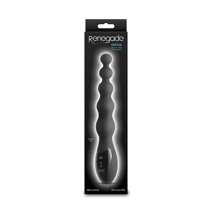 NS Novelties Renegade Virtua Black 239 cm USB Rechargeable Anal Vibrator Anal NS Novelties Renegade Virtua Black 239 cm USB Rechargeable Anal Vibrator Anal