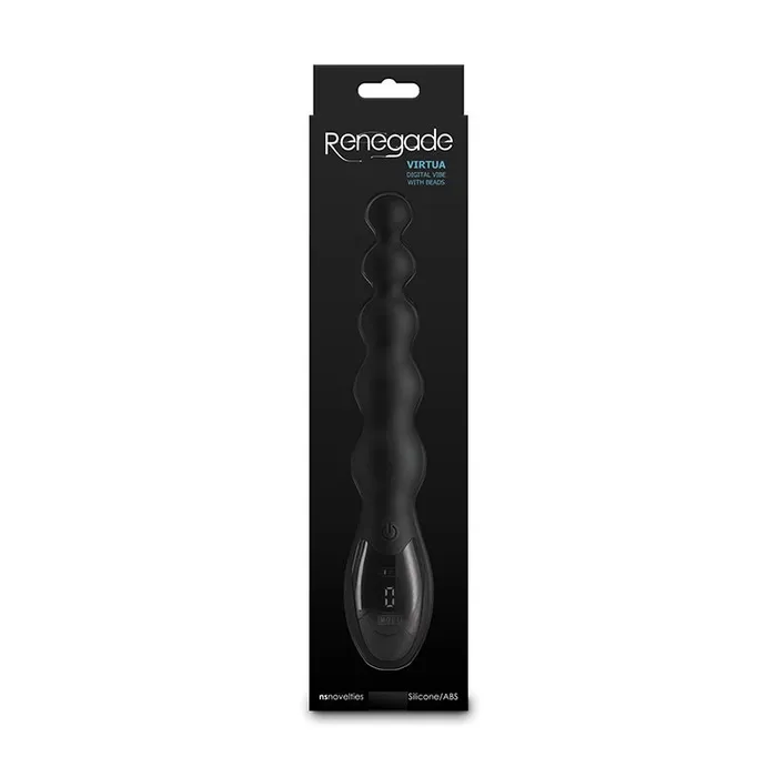 NS Novelties Renegade Virtua Black 239 cm USB Rechargeable Anal Vibrator Anal NS Novelties Renegade Virtua Black 239 cm USB Rechargeable Anal Vibrator Anal