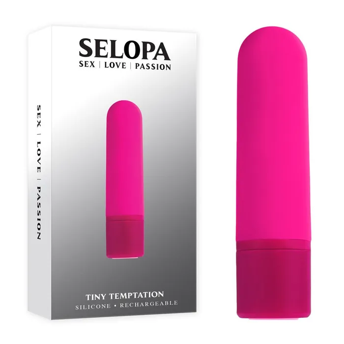 Vibrators Selopa TINY TEMPTATION Pink 92 cm USB Rechargeable Bullet Selopa
