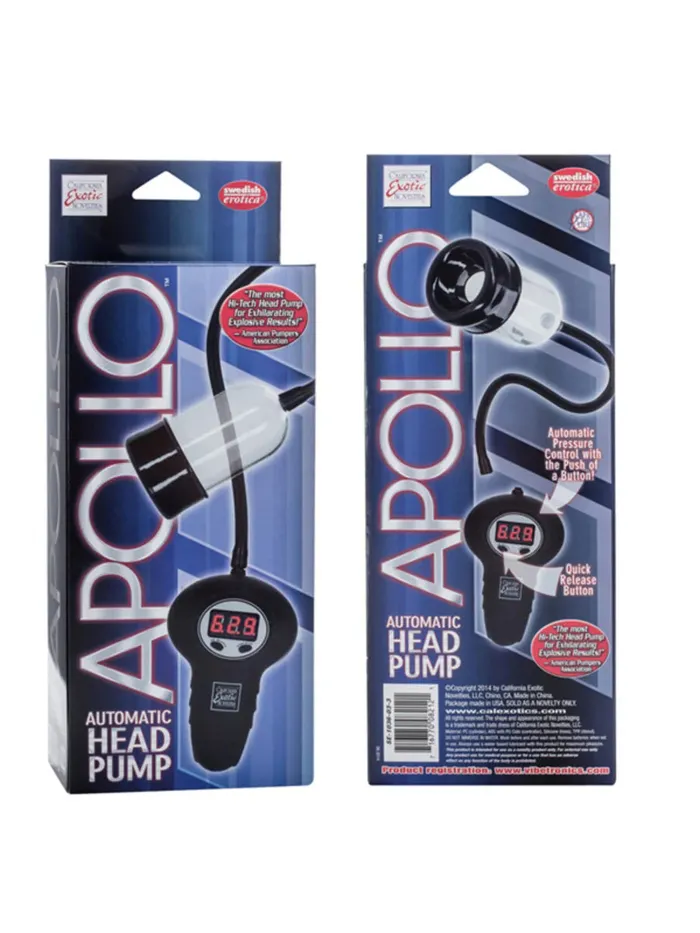 Apollo Male Sex Toys Apollo Automatic Head Pump Clear