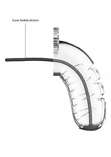 Mancage Model 16 Chastity 45 In Cage W Plug SHOTS AMERICA Male Sex Toys