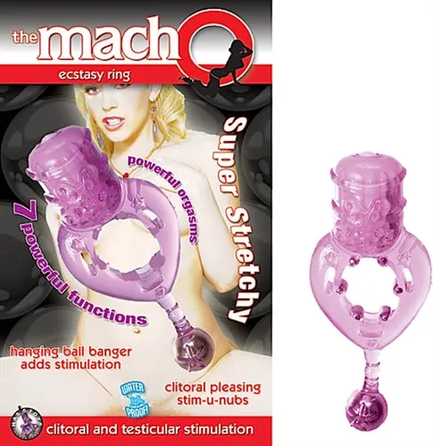 Vibrators Nasstoys The Macho Ecstasy Ring Purple