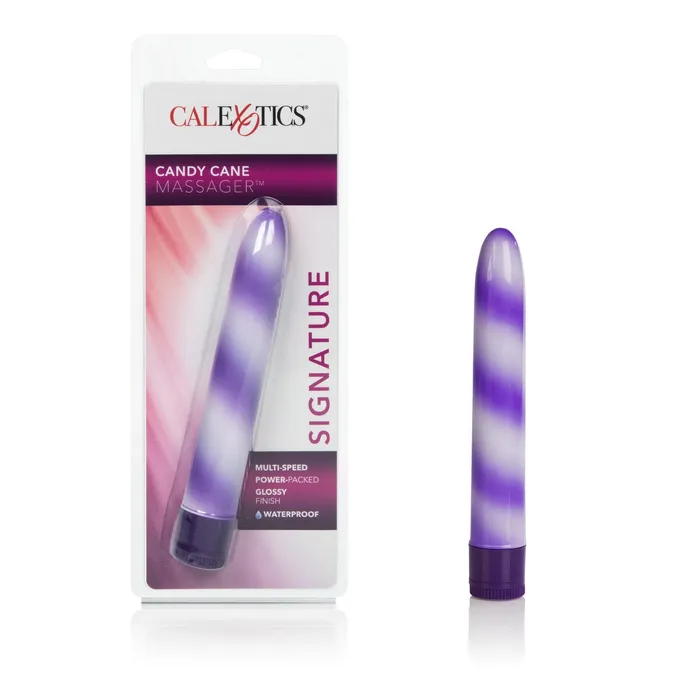 CalExotics Vibrators Candy Cane Massager Purple