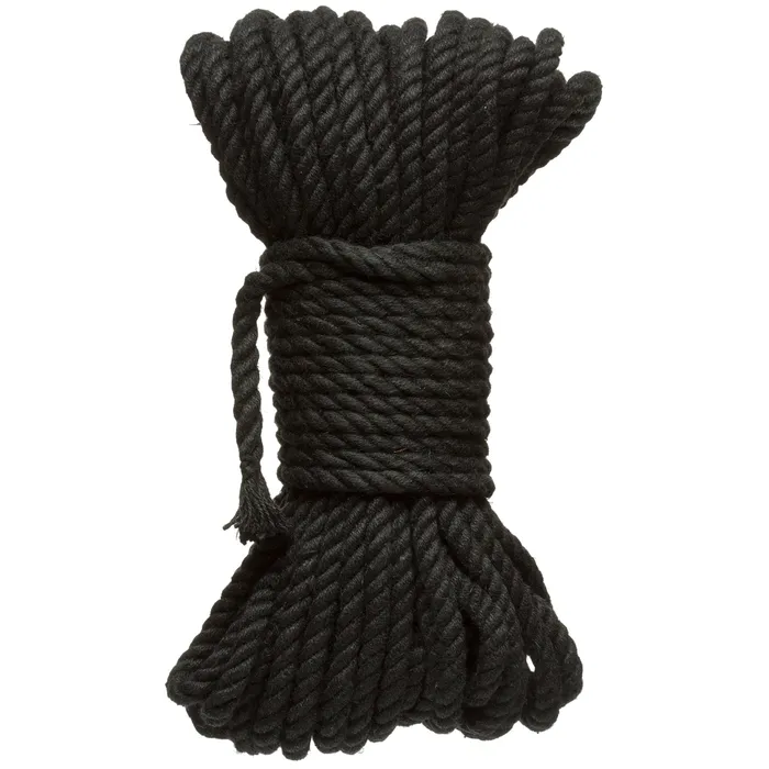 Doc Johnson Restraints Merci Bind and Tie 6mm Hemp Bondage Rope 50 Feet Black Doc Johnson Restraints Merci Bind and Tie 6mm Hemp Bondage Rope 50 Feet Black
