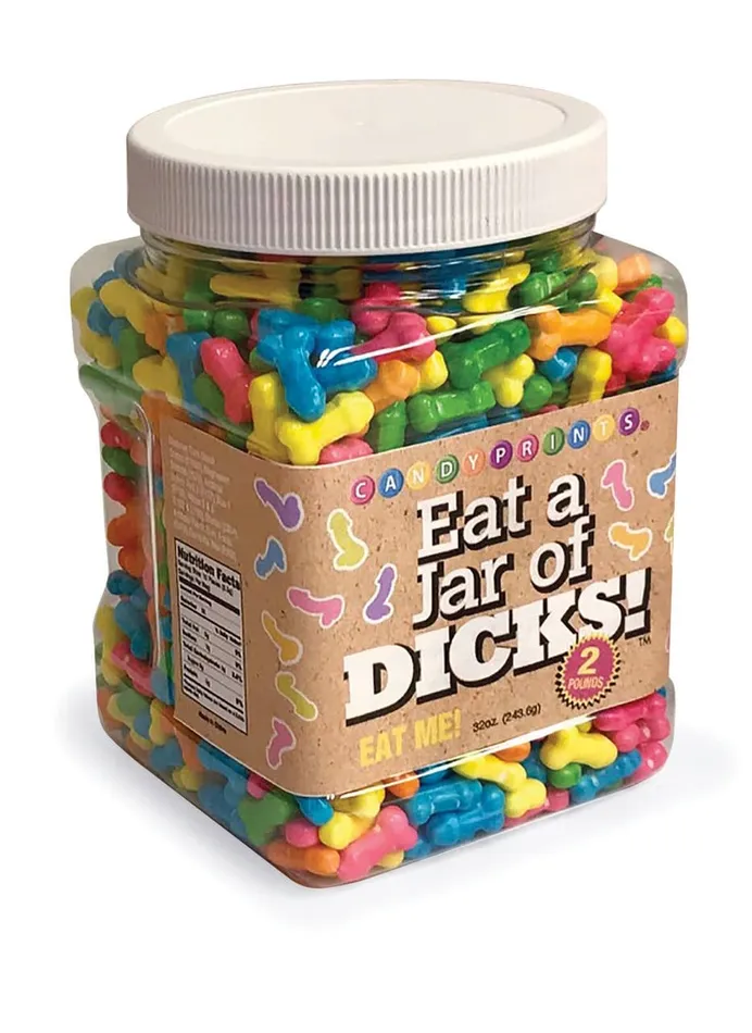 Little Genie Anal Eat a Jar of Dicks