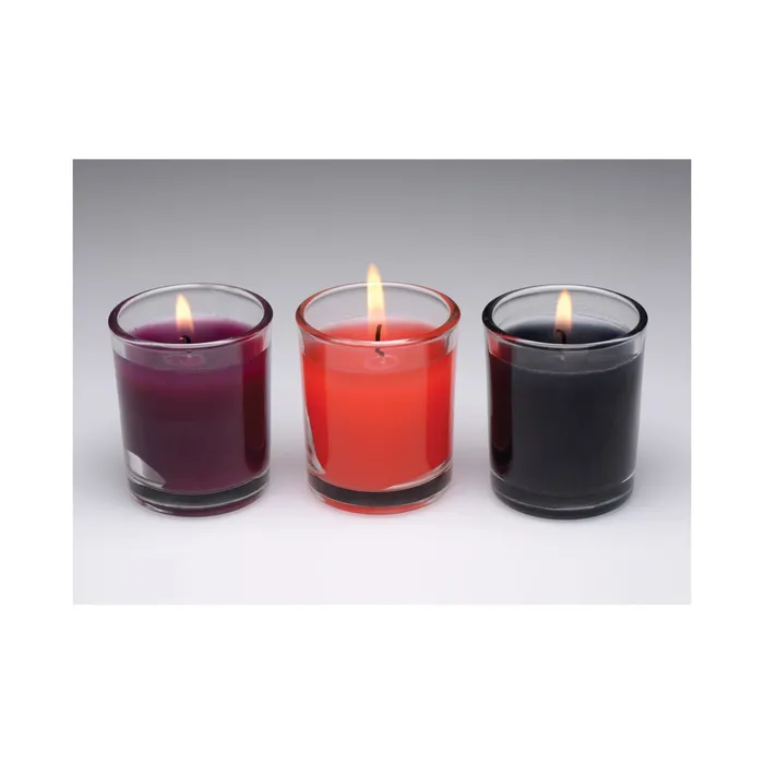 Master Series Anal Master Series Flame Drippers Candle Set Multi Color