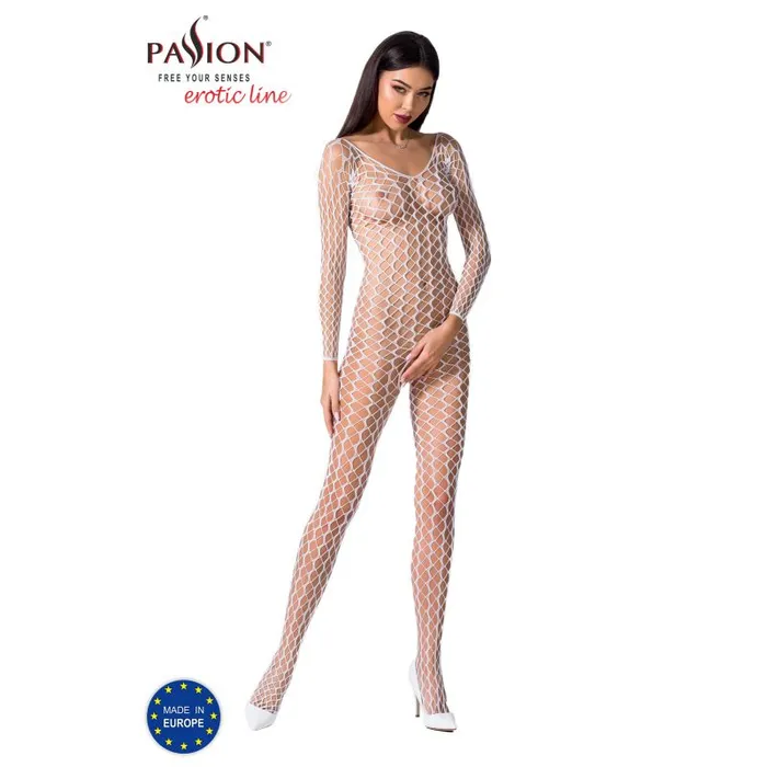 Bodystockings Playsuits Penthouse Bodystocking BS068 White