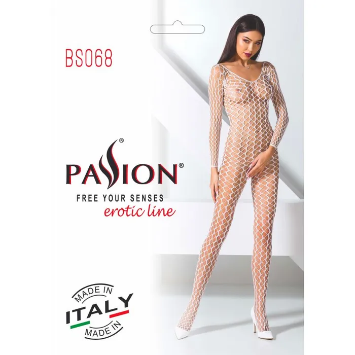 Bodystockings Playsuits Penthouse Bodystocking BS068 White Bodystockings Playsuits Penthouse Bodystocking BS068 White
