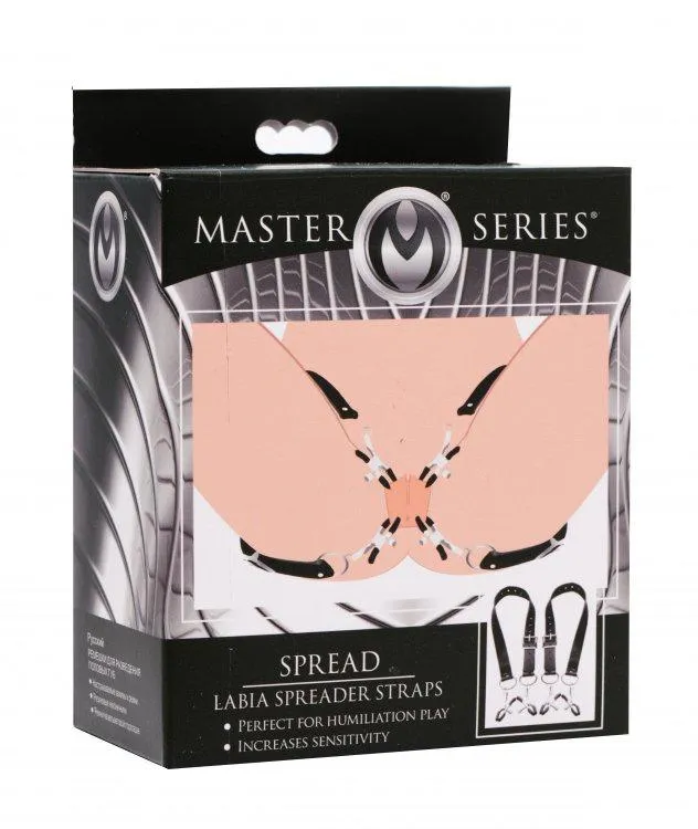 Master Series Spread Labia Spreader Straps Master Series Male Sex Toys
