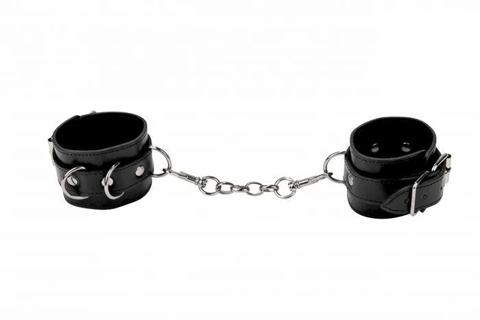 Restraints Ouch Leather Cuffs Shots Toys