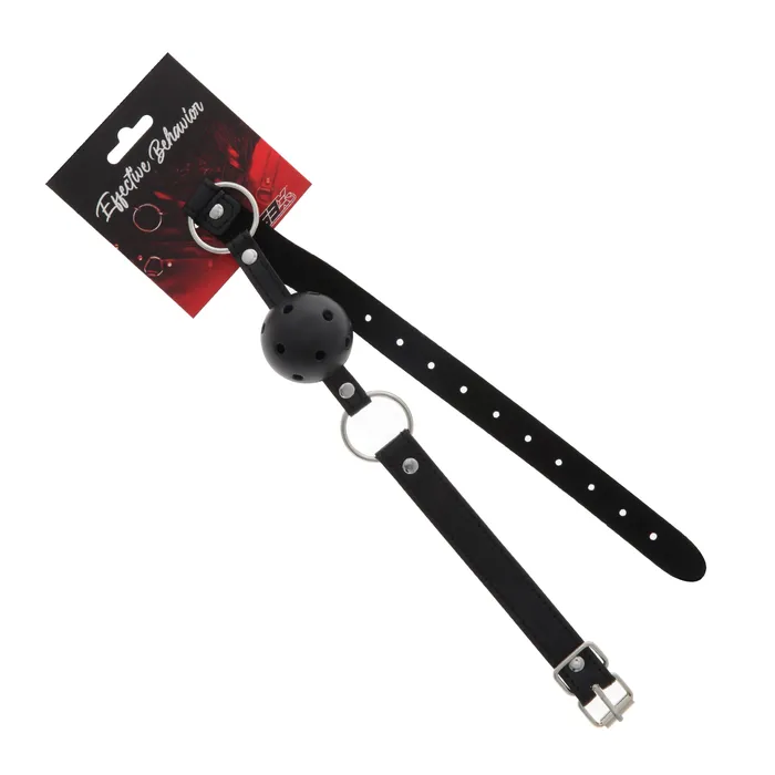 53X BALL GAG BLACK PU BEGINNERS Anal