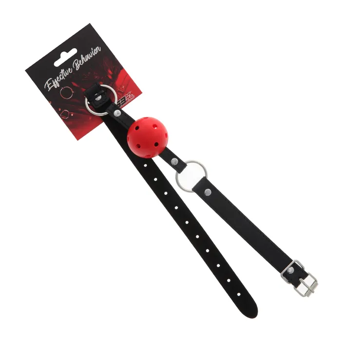53X BALL GAG BLACK PU BEGINNERS Anal