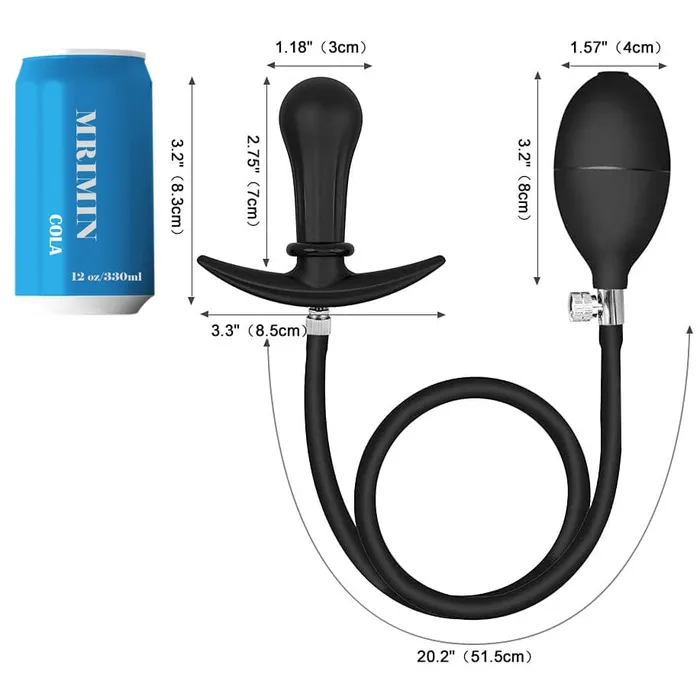 Male Sex Toys MRIMIN Inflatable Butt Plug with Detachable Needle Anal Sex Toys for Man and WomenSteel Ball Included MRIMIN Male Sex Toys MRIMIN Inflatable Butt Plug with Detachable Needle Anal Sex Toys for Man and WomenSteel Ball Included MRIMIN