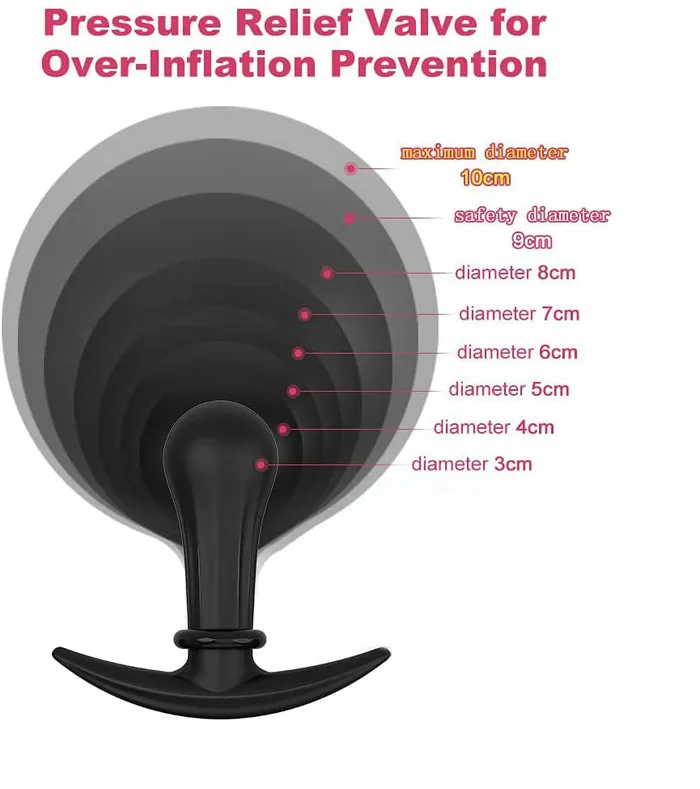 Male Sex Toys MRIMIN Inflatable Butt Plug with Detachable Needle Anal Sex Toys for Man and WomenSteel Ball Included MRIMIN Male Sex Toys MRIMIN Inflatable Butt Plug with Detachable Needle Anal Sex Toys for Man and WomenSteel Ball Included MRIMIN