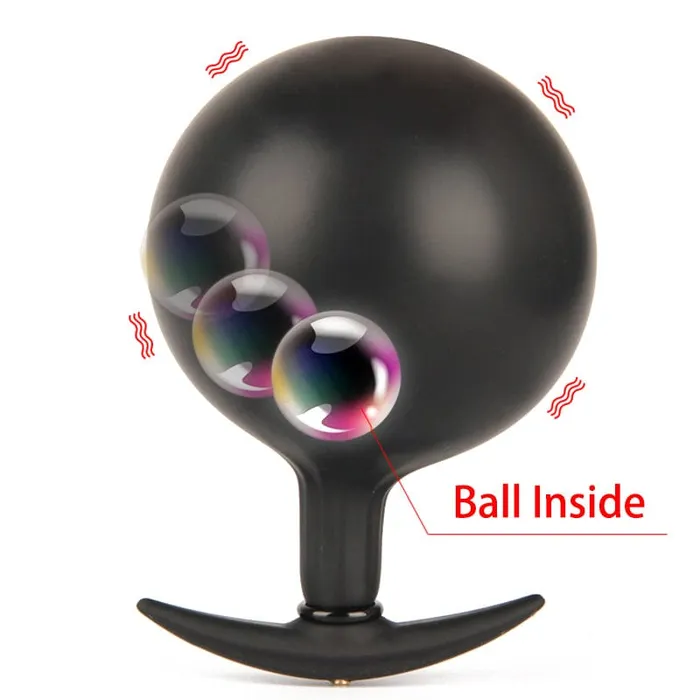 Male Sex Toys MRIMIN Inflatable Butt Plug with Detachable Needle Anal Sex Toys for Man and WomenSteel Ball Included MRIMIN Male Sex Toys MRIMIN Inflatable Butt Plug with Detachable Needle Anal Sex Toys for Man and WomenSteel Ball Included MRIMIN