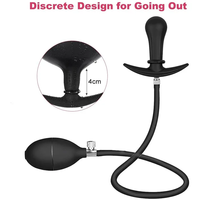 Male Sex Toys MRIMIN Inflatable Butt Plug with Detachable Needle Anal Sex Toys for Man and WomenSteel Ball Included MRIMIN Male Sex Toys MRIMIN Inflatable Butt Plug with Detachable Needle Anal Sex Toys for Man and WomenSteel Ball Included MRIMIN