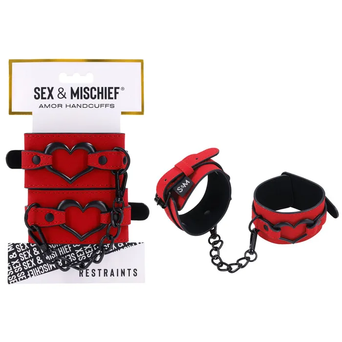 Sex Mischief Amor Handcuffs Restraints Sportsheets Couples