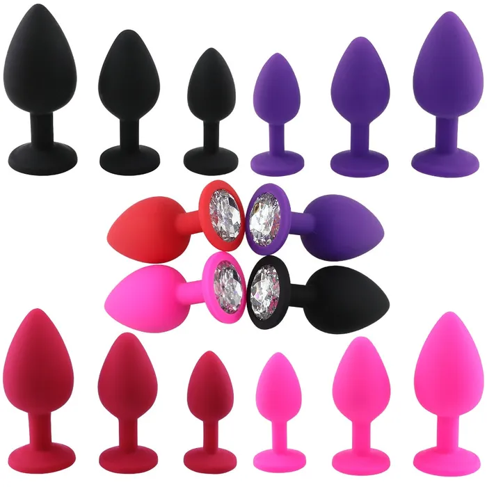 TLURO Official Store Anal Anal Plug Butt Plug for Woman Men Soft Silicone 3 Different Size Sex Toys Bullet Vibrator Anal Unisex Gay Anal Toys for Adults TLURO Official Store Anal Anal Plug Butt Plug for Woman Men Soft Silicone 3 Different Size Sex Toys Bullet Vibrator Anal Unisex Gay Anal Toys for Adults