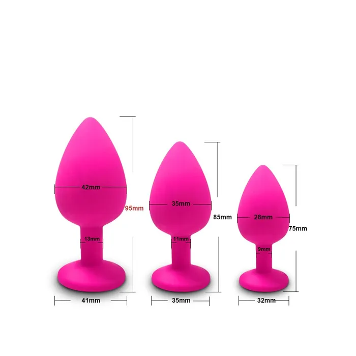 TLURO Official Store Anal Anal Plug Butt Plug for Woman Men Soft Silicone 3 Different Size Sex Toys Bullet Vibrator Anal Unisex Gay Anal Toys for Adults TLURO Official Store Anal Anal Plug Butt Plug for Woman Men Soft Silicone 3 Different Size Sex Toys Bullet Vibrator Anal Unisex Gay Anal Toys for Adults