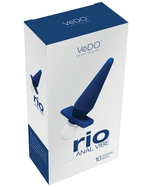 Anal Vedo Vedo Rio Anal Vibrator Midnight