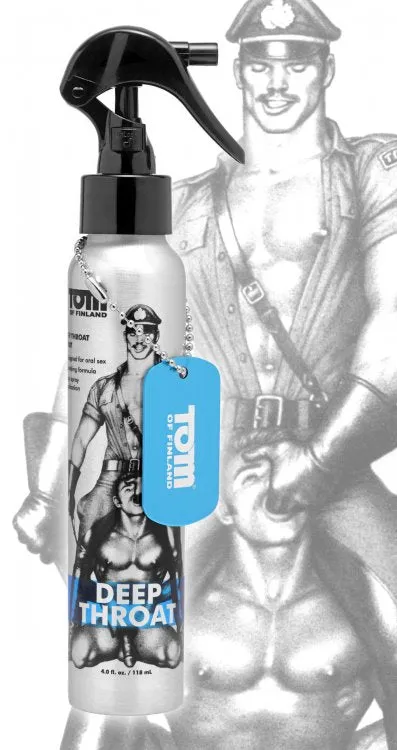Anal XR Brands Tom of Finland Deep Throat Spray 4 Oz