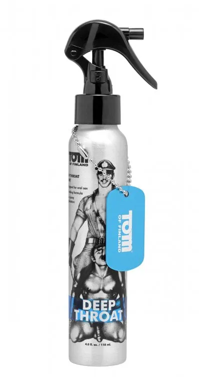 Anal XR Brands Tom of Finland Deep Throat Spray 4 Oz
