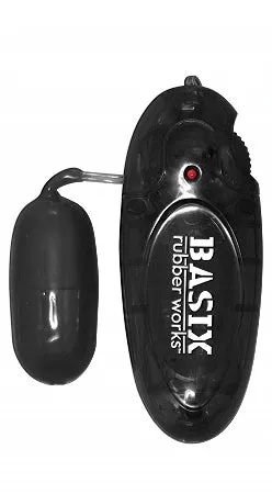 Basix Rubber Works Jelly Egg Black Pipedream Products Dildos