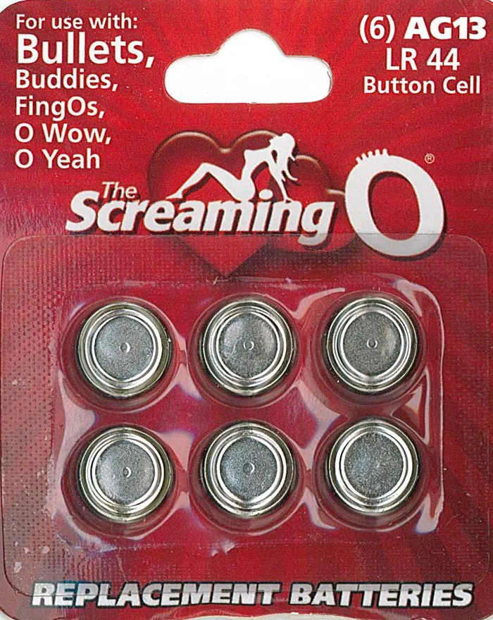 Screaming O Enhancers Batteries Ag13 O Wow Fingos 6 Pack