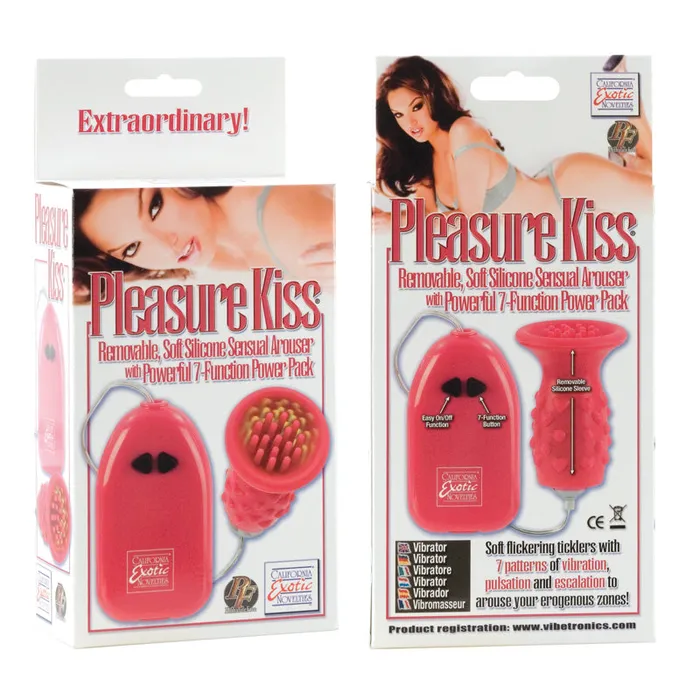 Vibrators Pleasure Kiss Pink California Exotic Novelties