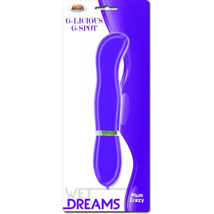 Wet Dreams GLicious GSpot Vibrator Purple HOTT Products Vibrators