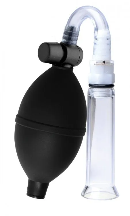XR Brands Female Sex Toys Size Matters Clitoral Pumping System WDetachable Acrylic Cylinder XR Brands Female Sex Toys Size Matters Clitoral Pumping System WDetachable Acrylic Cylinder