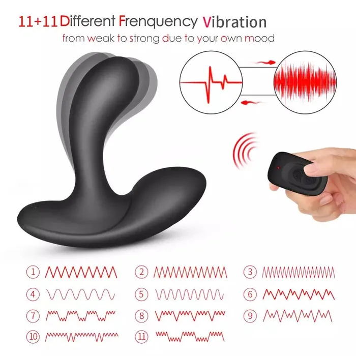 Levett 1111 Speeds Slim Prostate Massager Anal Vibrator Toy Anal