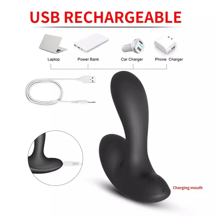 Levett 1111 Speeds Slim Prostate Massager Anal Vibrator Toy Anal